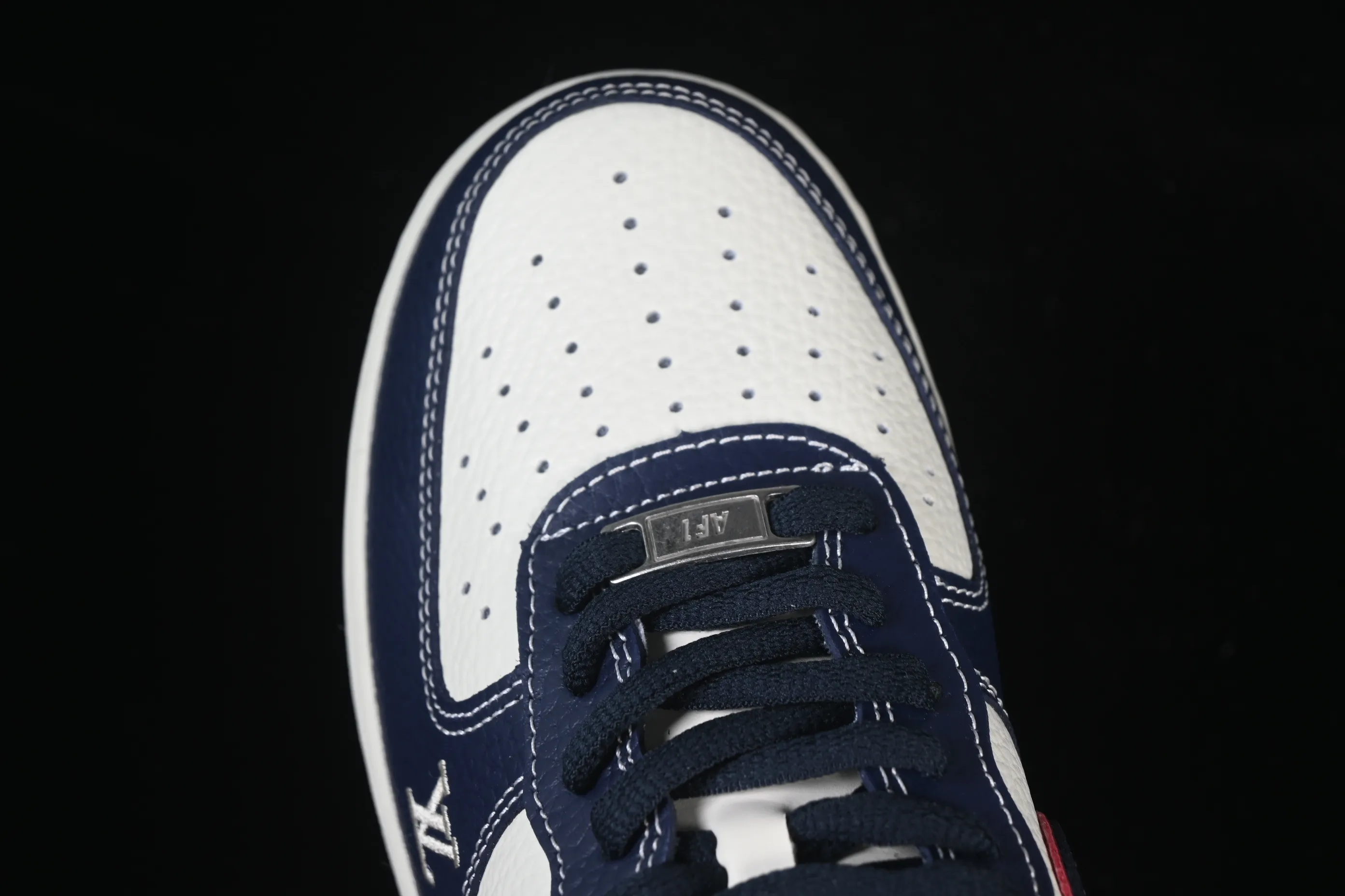 All categories Nk Air Force 1 Air Force series Nk Air Force 1 Low Air Force low top Nike Air Force 1'07 Low Sup tripartite joint white blue wine red Air Force 1 low top casual sneakers YF9511-801